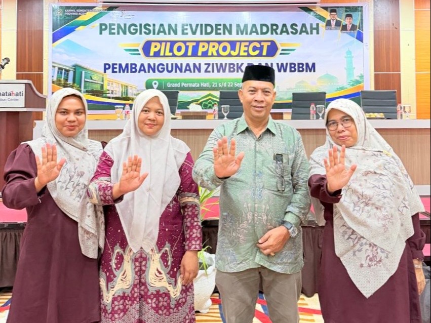Perkuat Zona Integritas, MTsN 3 dan MAN 1 Aceh Barat Jadi Pilot Project ZIWBK dan WBBM