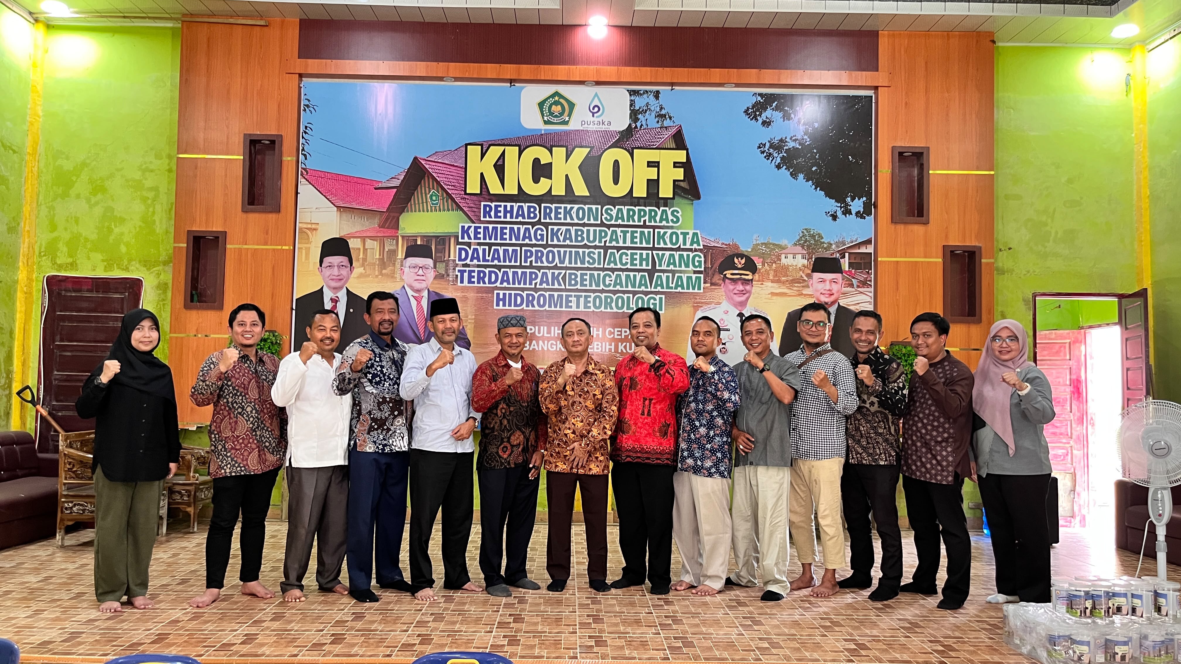 Irwil IV Itjen Kemenag RI dan Tim Lakukan Pendampingan Percepatan Rehabilitasi Gedung Kankemenag Aceh Tamiang