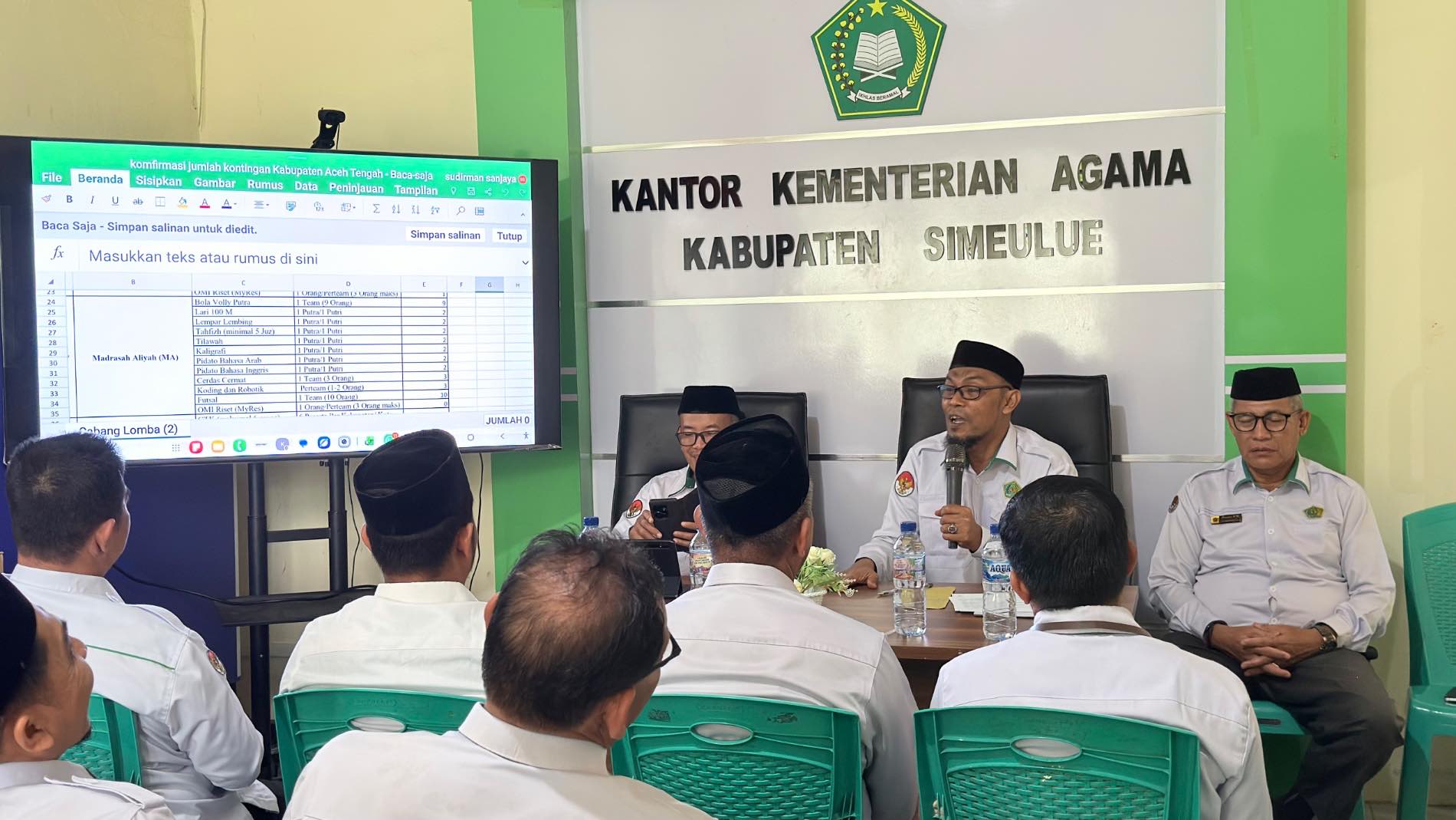 Tingkatkan Sinergi dan Kolaborasi, Kemenag Simeulue Matangkan Persiapan Apresiasi Madrasah 2026