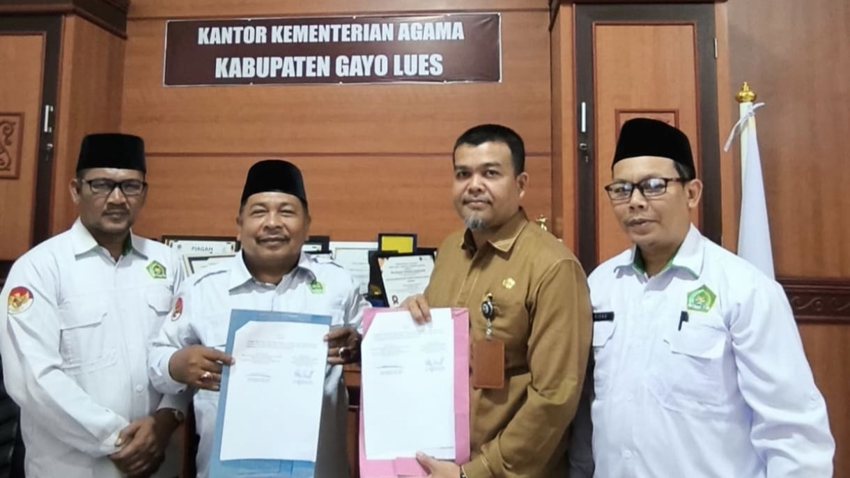 Tingkatkan Kulaitas Layanan masyarakat, Kemenag Gayo Lues dan Disdukcapil Tandatangani MoU Integrasi Pencatatan Pernikahan dan Adminduk