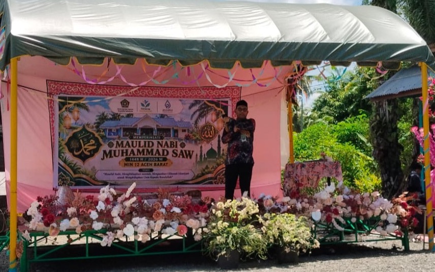 Kakankemenag Aceh Barat Apresiasi Dedikasi Guru dan Dukungan Masyarakat untuk MIN 12