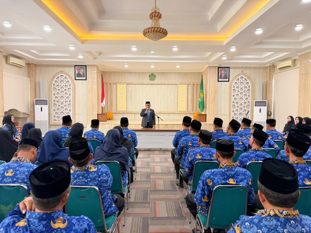 Tak Sekadar Dilantik, 69 PNS Kemenag Aceh Diberi Pesan Soal Amanah dan Integritas