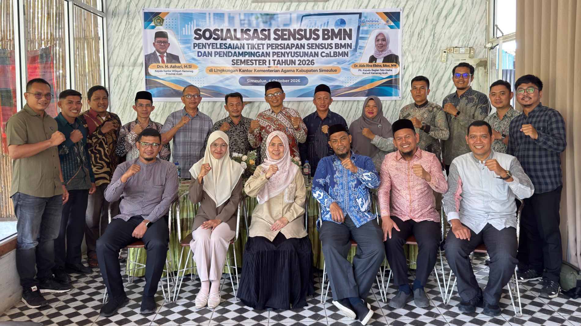 Kawal Akuntabilitas, Kemenag Aceh Dorong 5 Agenda Penataan Aset di Simeulue
