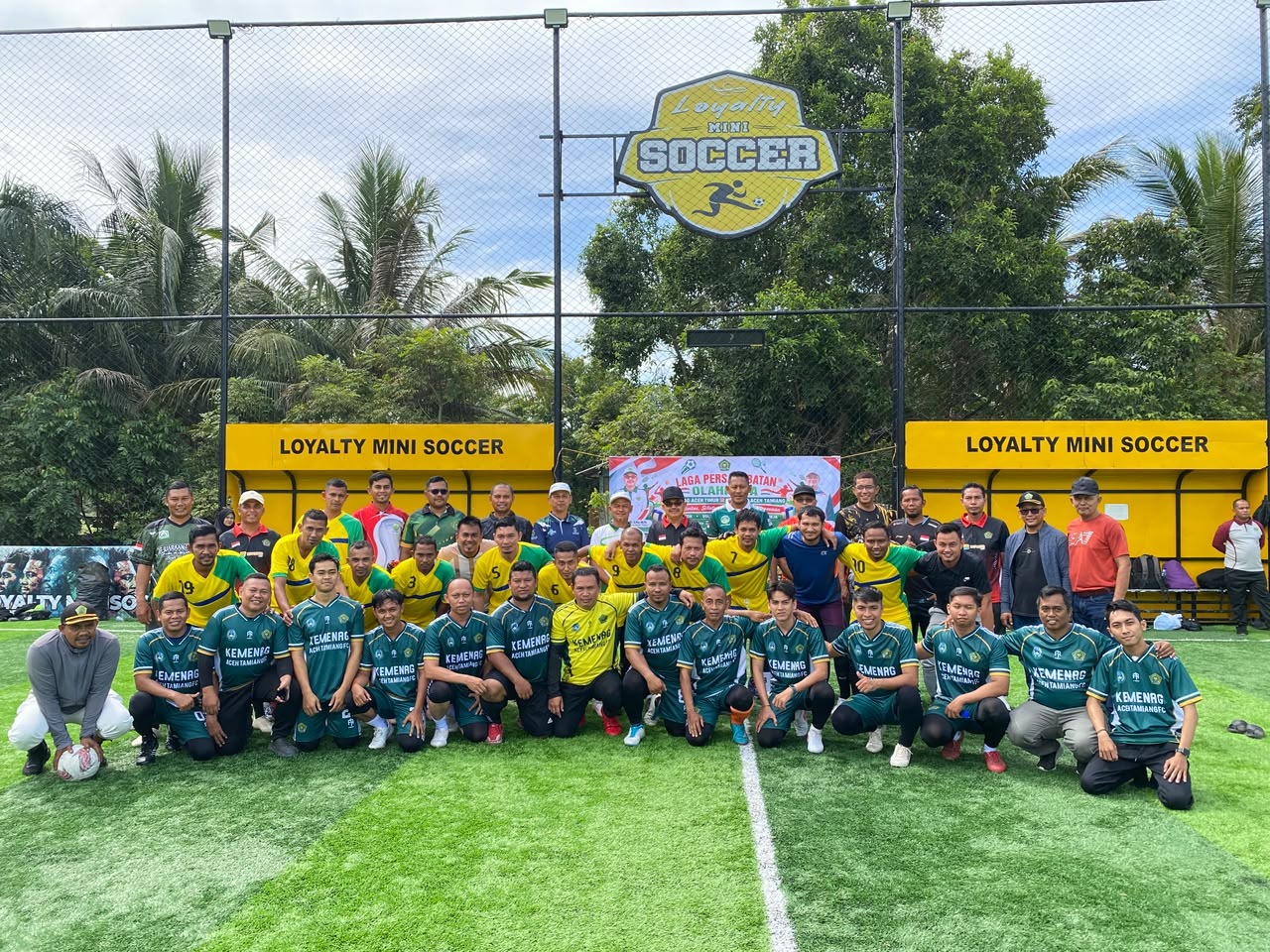 Jalin Silaturahmi Lewat Olahraga, Kemenag Aceh Timur dan Aceh Tamiang Bangun Sinergi dan Kekompakan