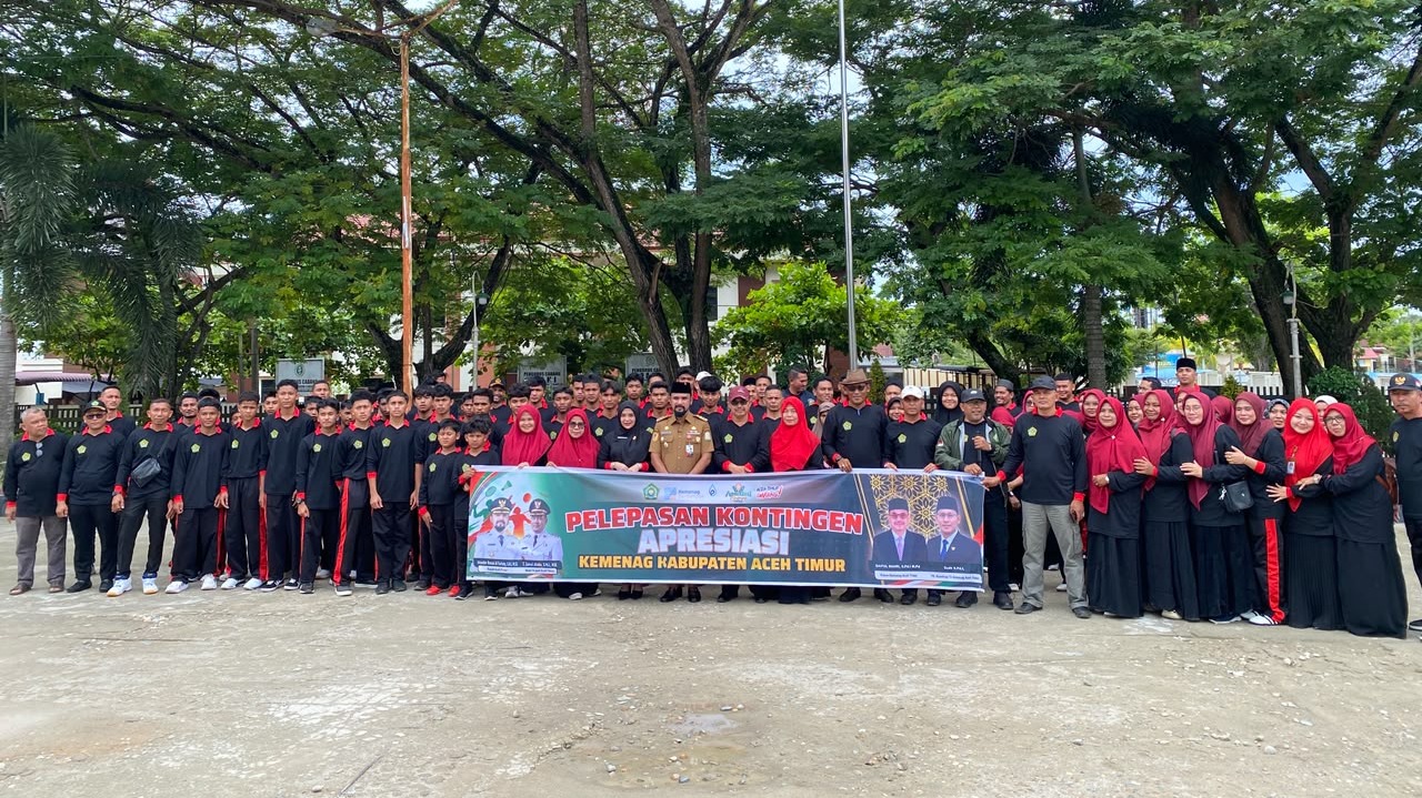 Bupati Aceh Timur Lepas Kontingen APRESIASI, Targetkan Prestasi Terbaik di Tingkat Provinsi