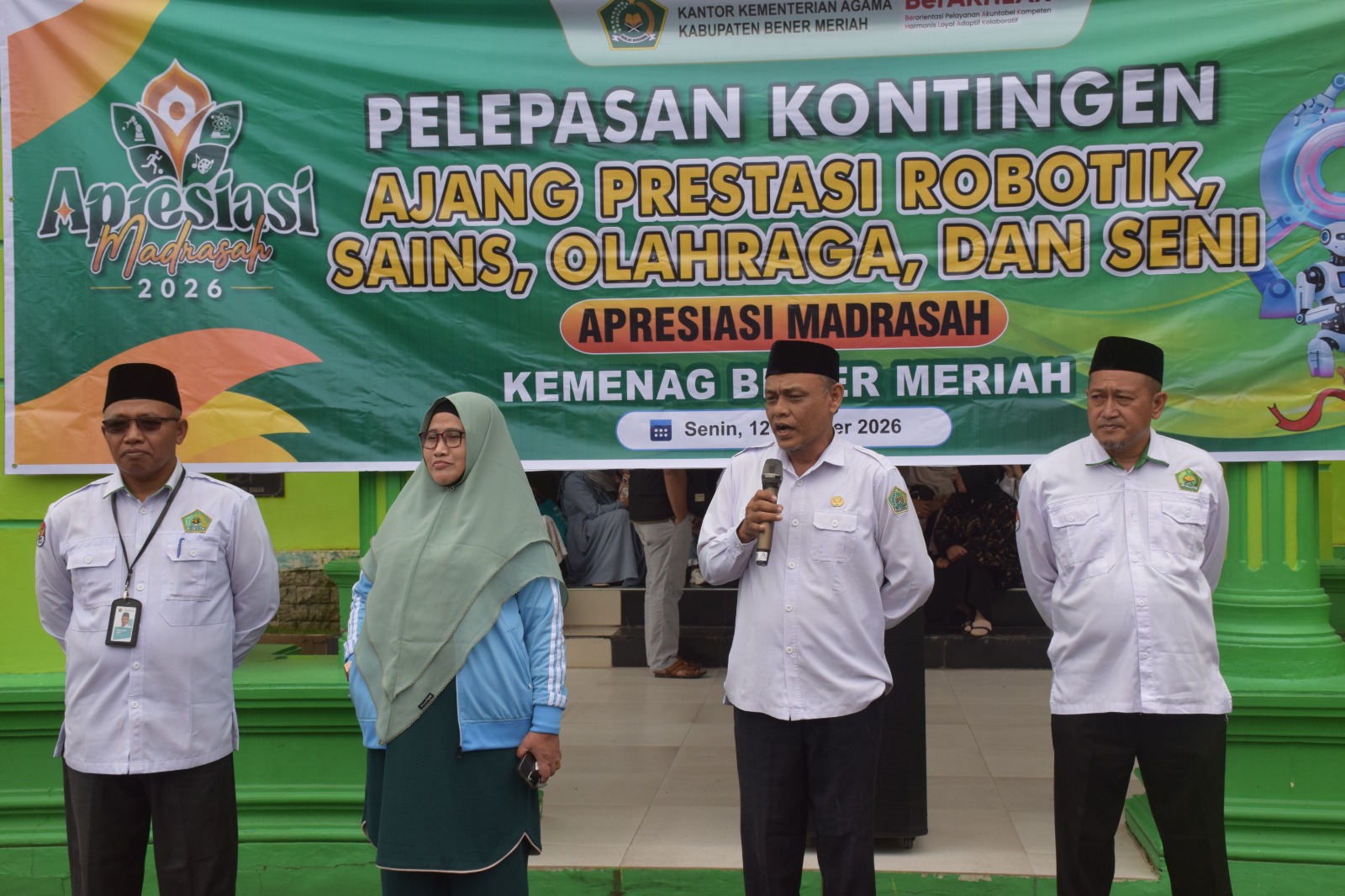 Kemenag Bener Meriah Lepas 137 Peserta Apresiasi Madrasah ke Tingkat Provinsi