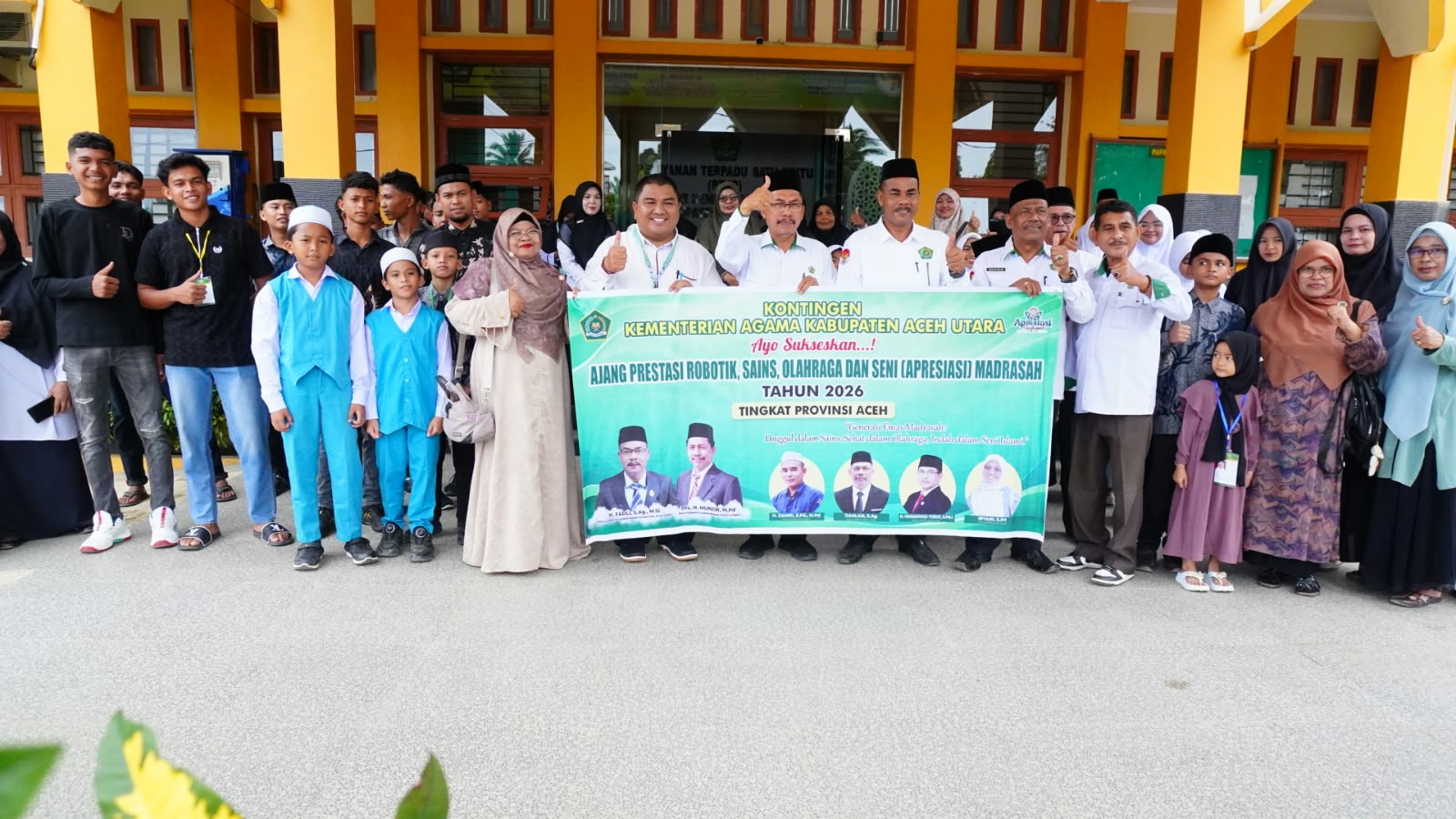 89 Peserta Dari Kontigen Aceh Utara Siap Mengikuti Ajang Apresiasi Madrasah
