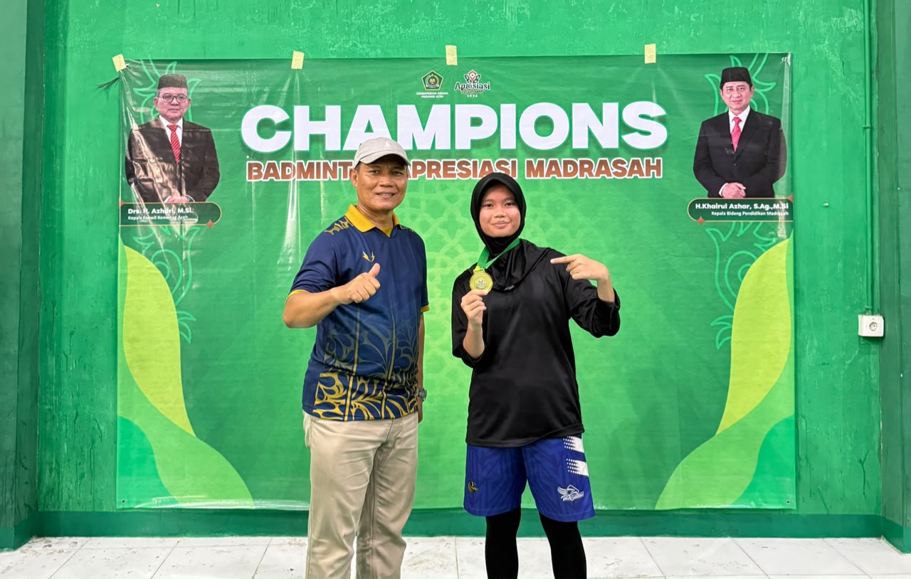 Abdya Sabet Juara I Bulu Tangkis Putri Pada Ajang APRESIASI Madrasah 2026