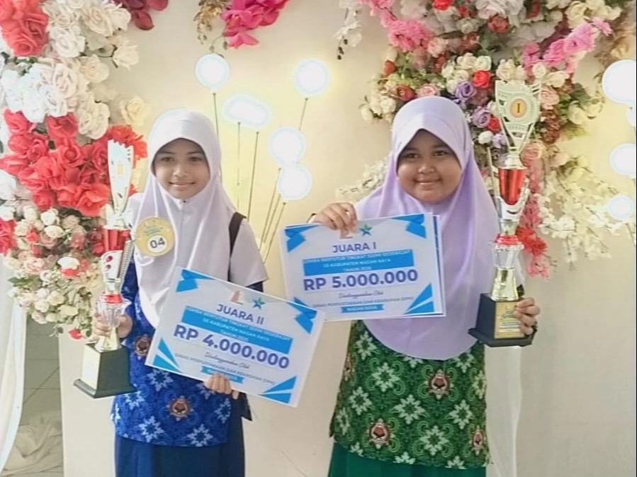 Dua Siswi MIN Nagan Raya Juara Festival Literasi 2026