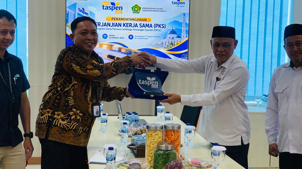 Kemenag Bener Meriah Jalin Kerja Sama dengan PT Taspen Terkait Jaminan Hari Tua PPPK
