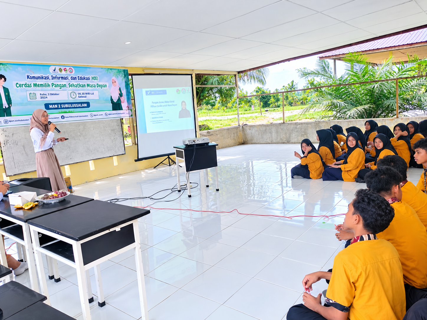 Cegah Risiko Pangan Tidak Aman, Siswa MAN 2 Subulussalam Dibekali Edukasi Cek KLIK