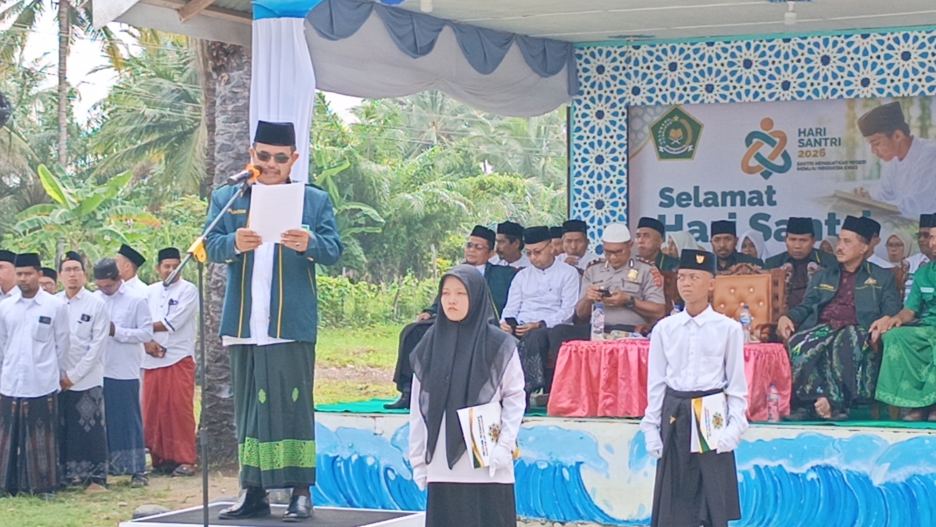 Sejuk Selimuti Upacara Hari Santri 2026 di Aceh Timur, Khidmat dan Penuh Makna