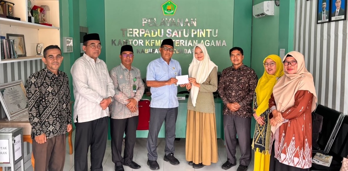 Kemenag Aceh Barat Beri Dukungan, Nur Aisyah Safira Siap Harumkan Nama Aceh di Gen Halal Championship 2026