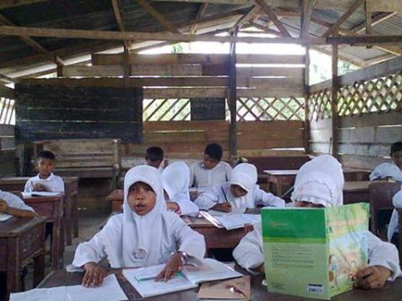 69 Tahun RI Merdeka, Siswa MIN Blang Buket Kuta belum Rasakan Nikmat