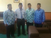 Usai Upacara Hardikda, Kakankemenag Asing Temui Bupati