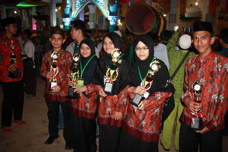 Lima Cabang, Aceh Raih Juara II, III, IV, V, dan VI