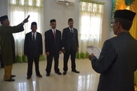 Kakankemenag Lantik Tiga Kepala KUA