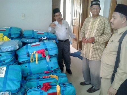 Calhaj Aceh Timur Kumpul Tas