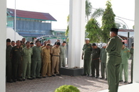 Apel Bersama Kankemenag Bireuen Berjalan Tertib