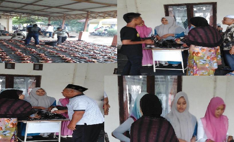 SMAN 1 Peukan Bada Potong 5 Ekor Hewan Qurban