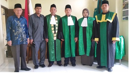 Pelantikan Hakim Mahkamah Syar`iyah Singkil