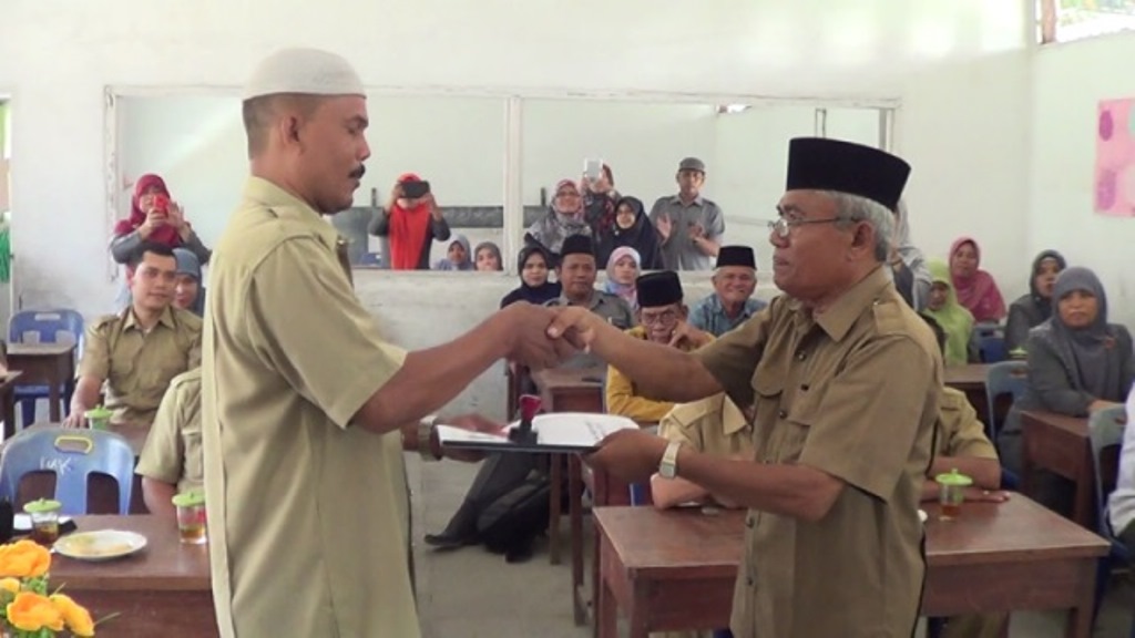 Sertijab Kepala MIN Sp. IV Upak