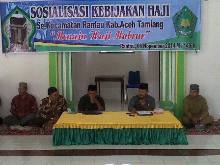 Sampai ke Rantau, Sosialisasi Kebijakan Haji