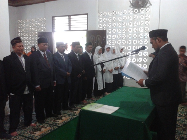 Kemenag Aceh Besar Lantik Kamad dan Pengawas