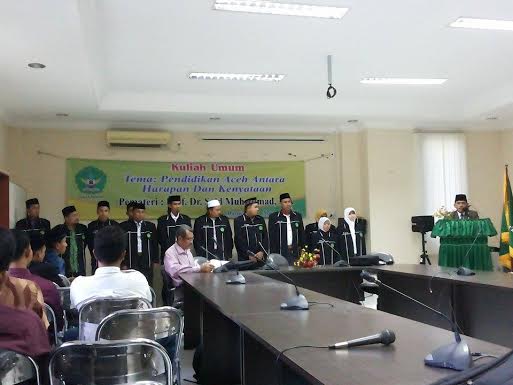Senat Mahasiswa Pascasarjana UIN Ar-Raniry Periode 2014-2015 Dikukuhkan