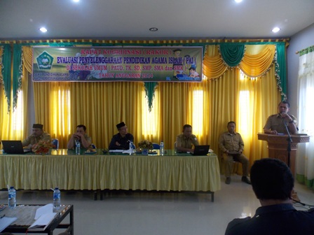 Rakor Evaluasi Penyeleggaraan PAI pada Sekolah di Aceh Timur