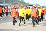 1.846 Peserta Ikut Gerak Jalan Santai