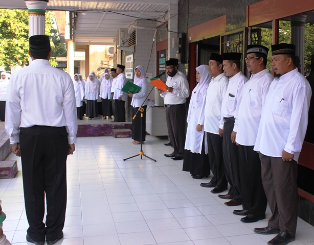 Sukses, 10 Titik Upacara HAB Kemenag Aceh Utara