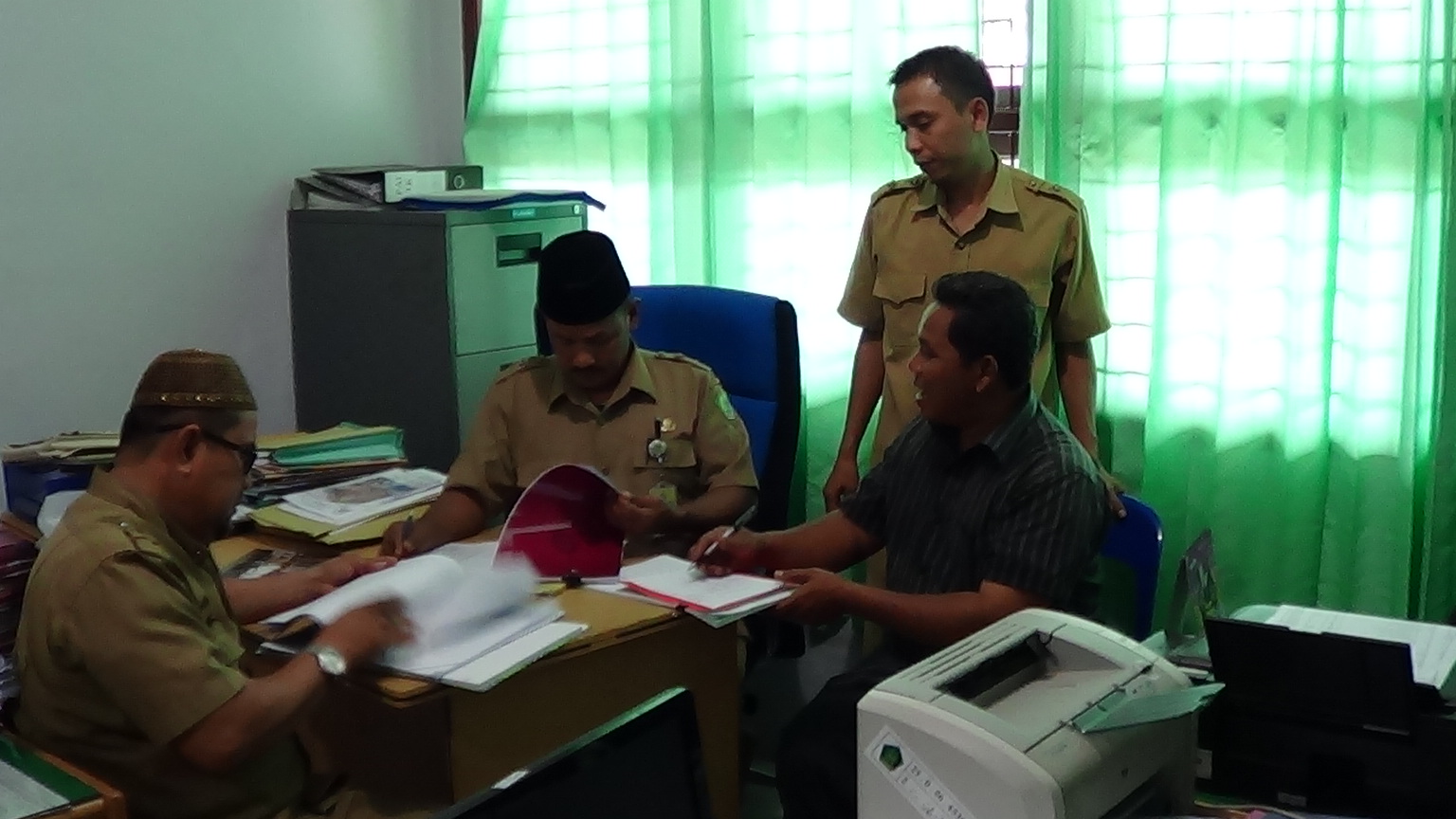 Kakankemenag Tamiang Lakukan Supervisi Internal