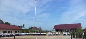Danramil Nibong Jadi Irup Upacara di MTsN Nibong
