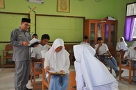 Hari Kedua UAMBN, Kakankemenag ke MAS Kuala Batee & MAN Blangpidie