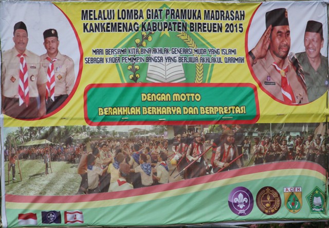 1.500 Anggota Pramuka Ikuti Pembukaan Lomba Giat Pramuka Kemenag Bireuen