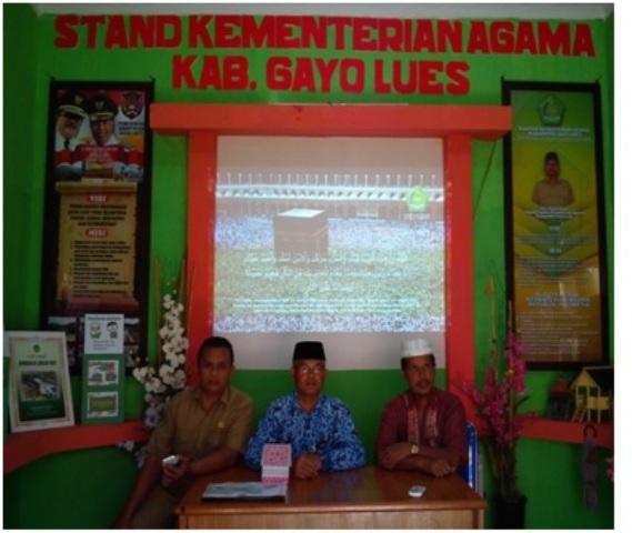 Kankemenag Galus Sukseskan Pameran Pembangunan XIII