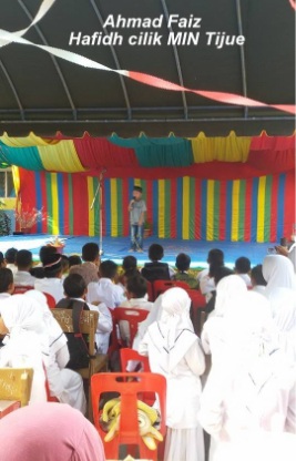 Aneka Kreasi pada Maulid MIN Tijue, Ada Hafizh Cilik