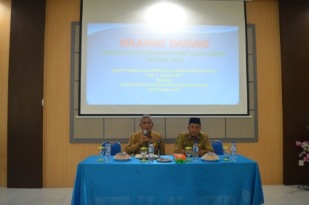Silaturrahim Kakanwil ke Kankemenag Kota Banda Aceh