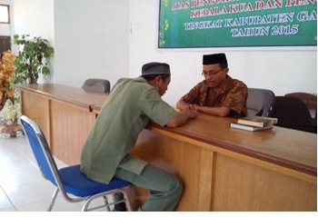 Seksi Bimas Islam Laksanakan Lomba Baca Kitab Gundul