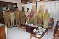 Kepala dan Staf KUA Nisam Silaturrahim ke Kankemenag