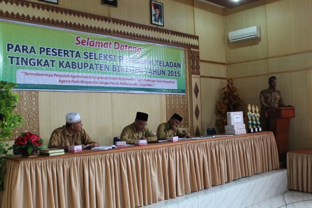Seleksi Penyuluh Teladan 2015 di Bireuen