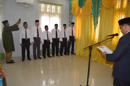 Struktur Baru, Kakankemenag Lantik Kepala KUA
