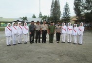 Saweun Sekulah Polsek Pegasing di MTsN Model Pegasing