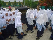 Antusias Murid MIN Cot Batee Manasik Haji