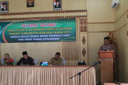 Seleksi Pemilihan Masjid Teladan Kabupaten Bireuen