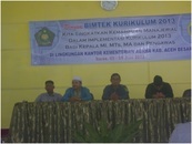 Kasi Mapenda Bimtek K-13 Sinergikan Kamad, Pengawas, dan Guru 