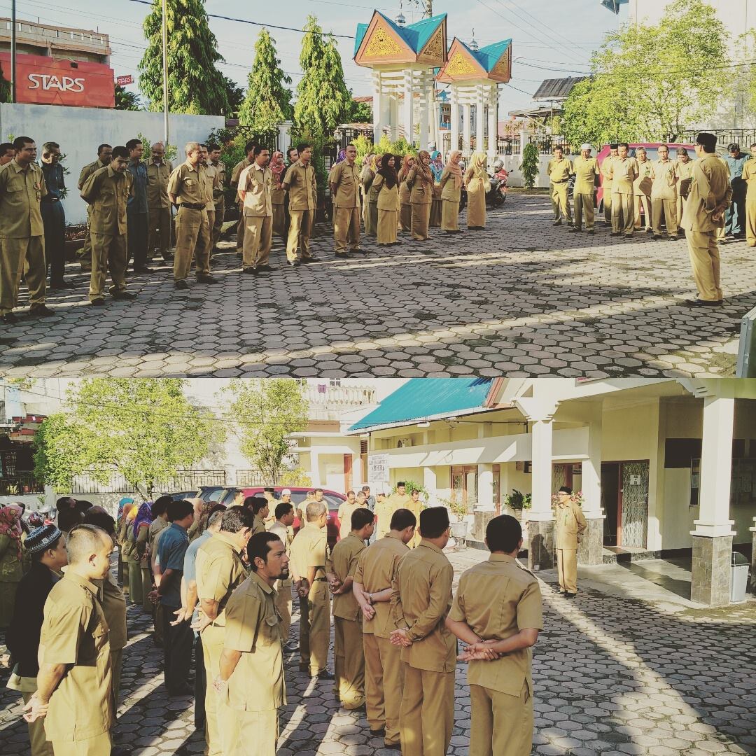 Hari Pertama, PNS Kemenag Aceh Barat Hadir 100 Persen