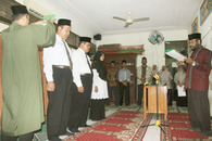Pelantikan Pengawas Madrasah dan Pangawas PAI di Lingkungan Kemenag Acut