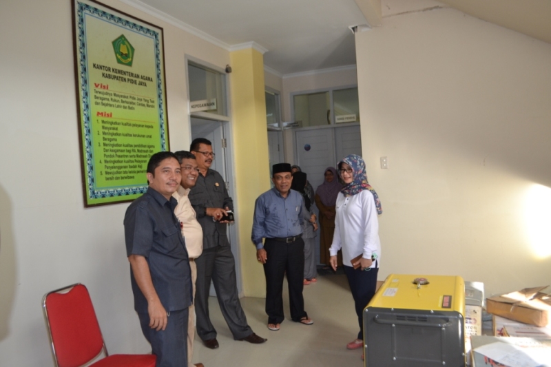 Ombudsman RI Apresiasi Posko Gempa Kemenag Pijay
